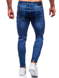 Herr Jeans Slim Fit Marinblå Bolf R921