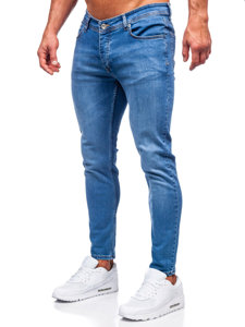 Herr Jeans Slim Fit Marinblå Bolf R922