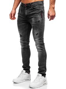 Herr Jeans Slim Fit Svart Bolf 60027W0