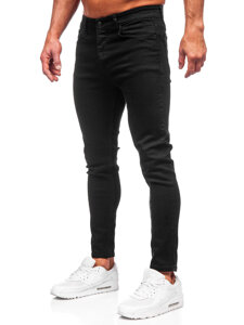 Herr Jeans Slim Fit Svart Bolf 6087