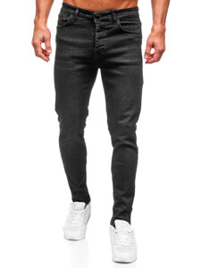 Herr Jeans Slim Fit Svart Bolf 6131