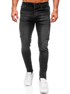 Herr Jeans Slim Fit Svart Bolf 6161