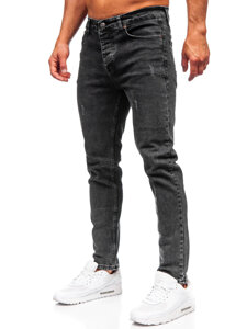 Herr Jeans Slim Fit Svart Bolf 6488