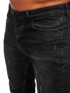 Herr Jeans Slim Fit Svart Bolf 6494