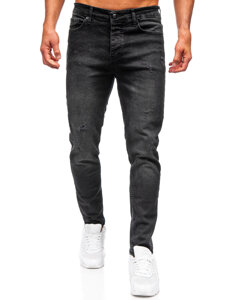 Herr Jeans Slim Fit Svart Bolf 6504