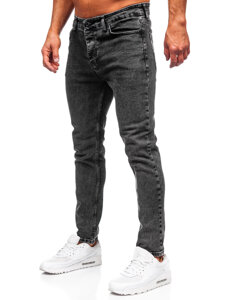 Herr Jeans Slim Fit Svart Bolf 6519