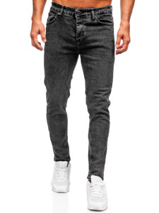 Herr Jeans Slim Fit Svart Bolf 6519