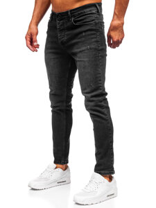 Herr Jeans Slim Fit Svart Bolf 6525