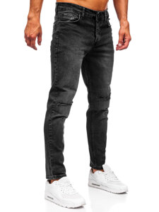 Herr Jeans Slim Fit Svart Bolf 6526