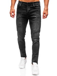 Herr Jeans Slim Fit Svart Bolf 6530