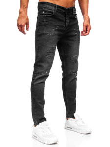 Herr Jeans Slim Fit Svart Bolf 6530