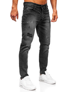 Herr Jeans Slim Fit Svart Bolf 6533