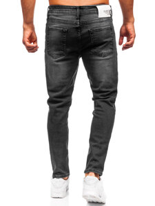 Herr Jeans Slim Fit Svart Bolf 6533