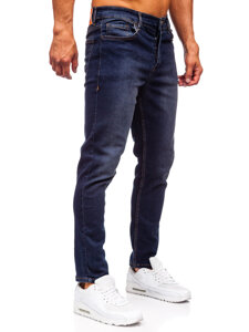 Herr Jeans Slim Fit Svart Bolf 6576