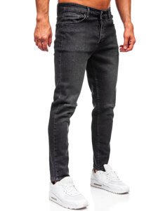 Herr Jeans Slim Fit Svart Bolf 6645