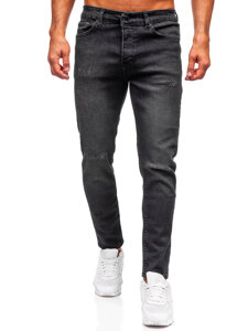 Herr Jeans Slim Fit Svart Bolf 6645