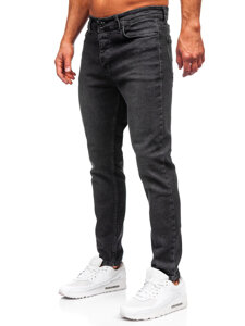 Herr Jeans Slim Fit Svart Bolf 6648