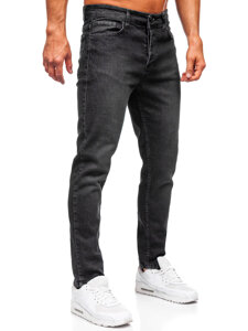 Herr Jeans Slim Fit Svart Bolf 6648