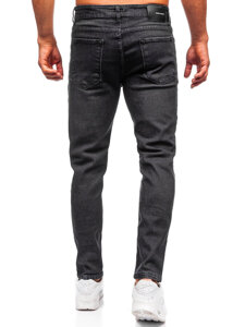 Herr Jeans Slim Fit Svart Bolf 6648