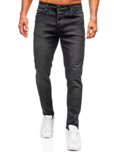 Herr Jeans Slim Fit Svart Bolf 6648