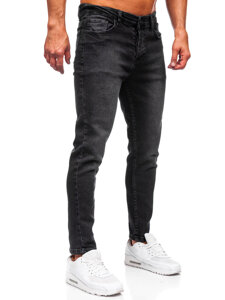 Herr Jeans Slim Fit Svart Bolf 6687