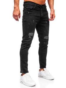 Herr Jeans Slim Fit Svart Bolf 6853