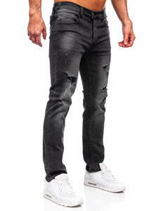 Herr Jeans Slim Fit Svart Bolf MP0018N