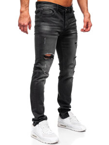 Herr Jeans Slim Fit Svart Bolf MP0020N