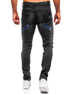 Herr Jeans Slim Fit Svart Bolf MP0025N