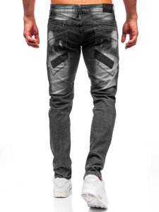 Herr Jeans Slim Fit Svart Bolf MP0045N