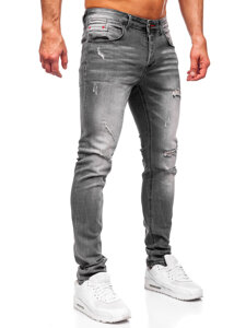 Herr Jeans Slim Fit Svart Bolf MP0054N