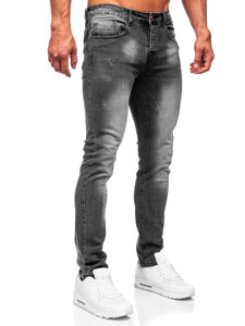 Herr Jeans Slim Fit Svart Bolf MP0056G