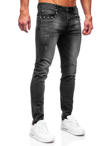 Herr Jeans Slim Fit Svart Bolf MP0057N