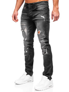 Herr Jeans Slim Fit Svart Bolf MP0086N