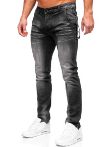 Herr Jeans Slim Fit Svart Bolf MP0091N