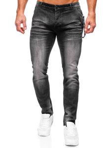 Herr Jeans Slim Fit Svart Bolf MP0091N