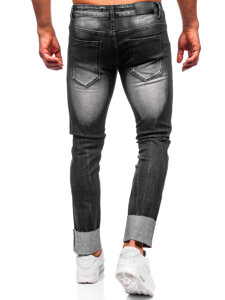 Herr Jeans Slim Fit Svart Bolf MP0106N