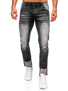 Herr Jeans Slim Fit Svart Bolf MP0106N