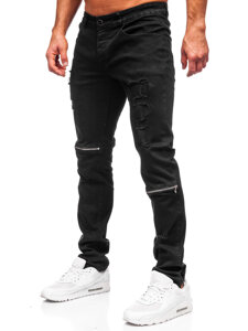 Herr Jeans Slim Fit Svart Bolf MP0117N