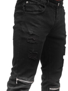 Herr Jeans Slim Fit Svart Bolf MP0117N