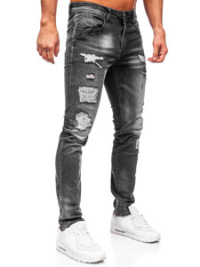 Herr Jeans Slim Fit Svart Bolf MP0156N