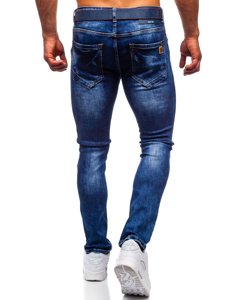 Herr Jeans Slim Fit med bälte Marinblå Bolf 80034W0