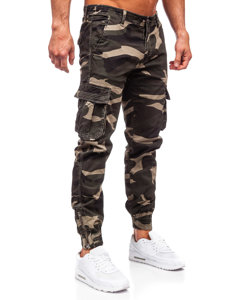 Herr Jeans cargo-joggers Khaki Bolf J685