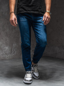 Herr Jeans-joggers Blå Bolf 8155A1