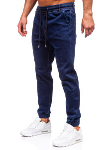 Herr Jeans-joggers Marinblå Bolf 8136