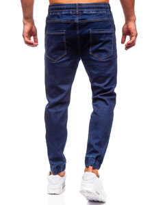 Herr Jeans-joggers Marinblå Bolf 8136