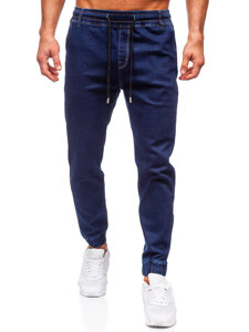 Herr Jeans-joggers Marinblå Bolf 8136