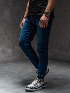 Herr Jeans-joggers Marinblå Bolf 8152A1