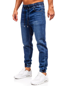 Herr Jeans-joggers Marinblå Bolf 8163