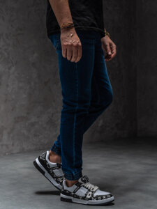 Herr Jeans-joggers Marinblå Bolf 8169A1